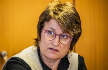 29 - 09 - 2023 / Barcelona / Anna Simó i Castelló Consellera d'Educació - Entrevista en su despacho del departament d'educació  / Foto: Llibert Teixidó