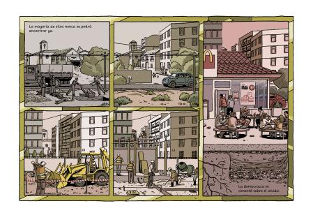 El libro cuenta como muchos de los cuerpos ya no se podrán recuperar.