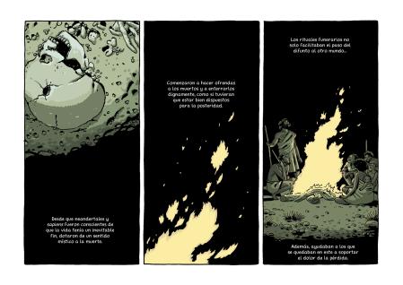 Uno de los fragmentos del cómic