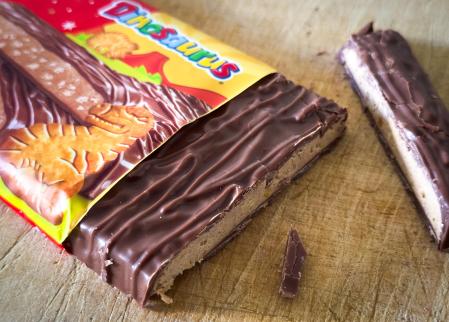 Turrón de galleta Dinosaurus