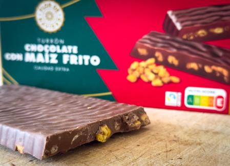 Turrón de maíz frito