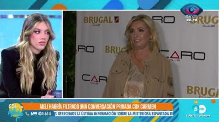 La traición de Meli Camacho, íntima amiga de María Teresa Campos, a Carmen Borrego: 