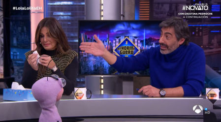 Juan del Val y Núria Roca en 'El Hormiguero'.