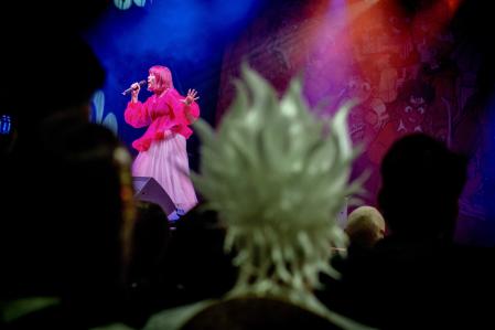 Un 'cosplayer' en el concierto de Yoko Ishida del Manga Barcelona