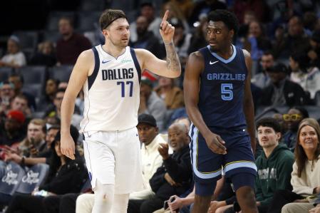 Luka Doncic contra los Memphis Grizzlies