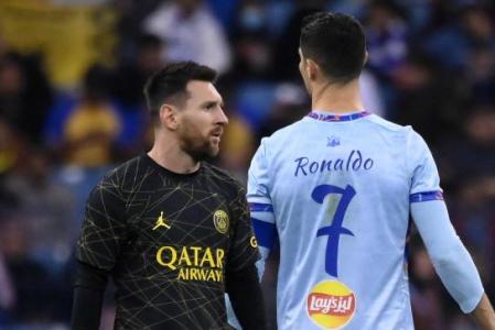 Messi y Ronaldo en su último cara a cara, en enero de 2023