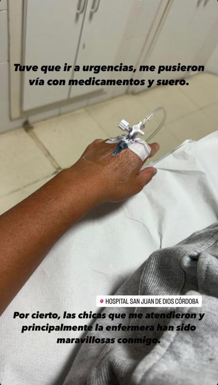 Anabel Pantoja acude a urgencias en Córdoba