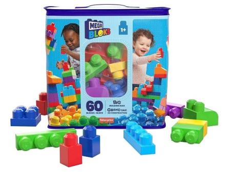 Mega Bloks: bolsa clásica con 60 bloques de construcción