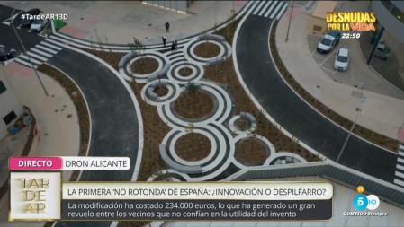 La rotonda surrealista de Alicante que ha causado la indignación de los vecinos de la ciudad