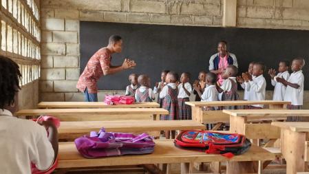 Imagen de la escuela impulsada por Garba y My Avenir en Togo