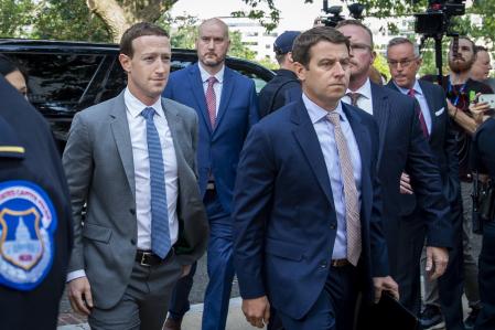 El CEO de Meta asiste al Artificial Intelligence Insight Forum en Washington el pasado mes de septiembre.