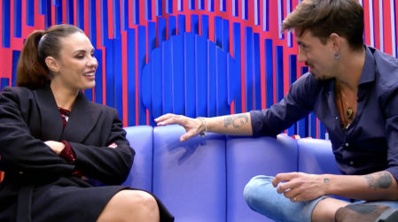 Jéssica Bueno y Luitingo, durante sus primeras horas juntos en 'GH VIP'