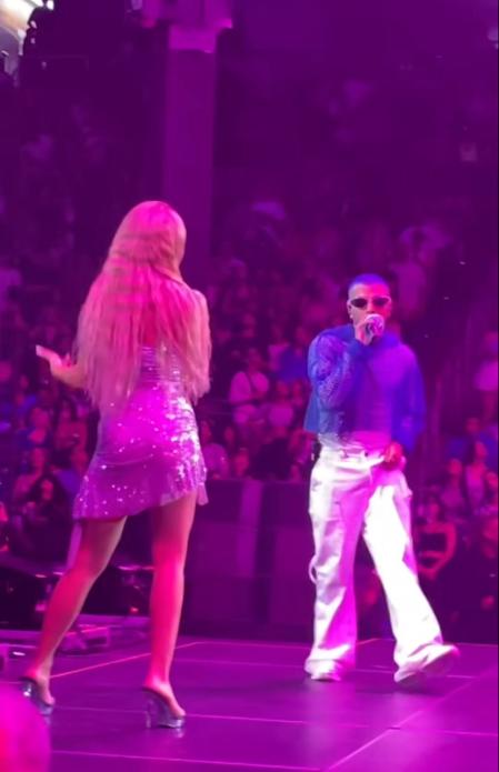 Bad Gyal y Rauw Alejandro en su show juntos