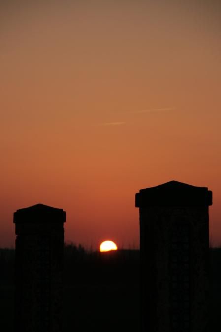 Orto entre chimeneas en el Tarròs.