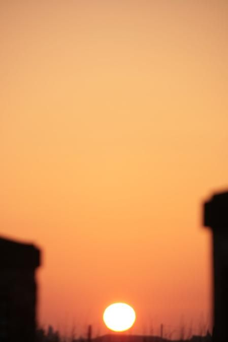 El instante del pleno orto.