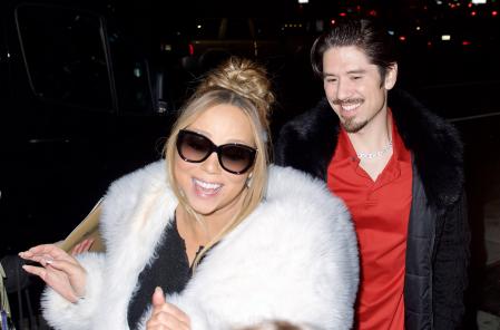 Singer Mariah Carey and Bryan Tanaka in NY