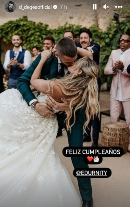 Edurne y David de Gea