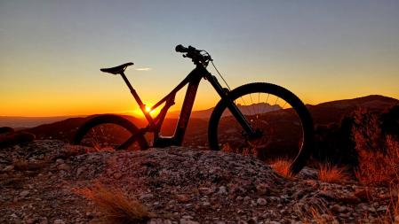 Puesta de sol desde Sant Llorenç del Munt.