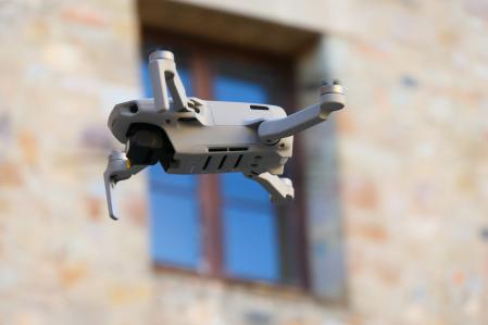 Dron en el monasterio de Pedralbes.