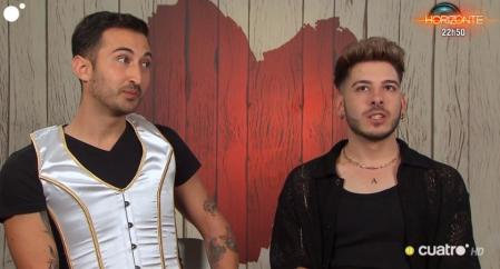 Alejandro y Sergio en 'First Dates'