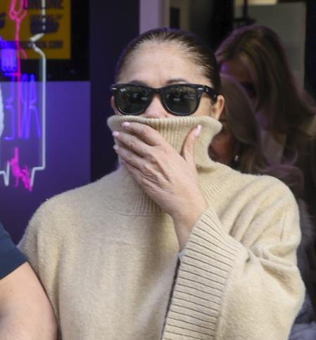 Singer Isabel Pantoja in Madrid. 28 December 2023