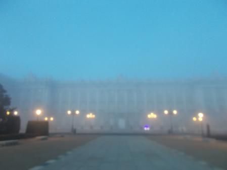 Niebla en Madrid.
