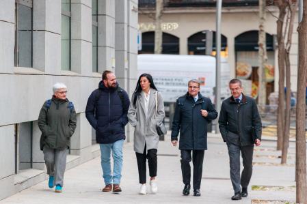 Jennifer Hermoso, a su llegada a la Audiencia Nacional.