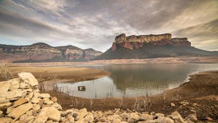 Paisaje de Sequía en Sau.