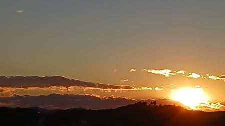 Captando los colores y las formas del cielo desde Granollers.