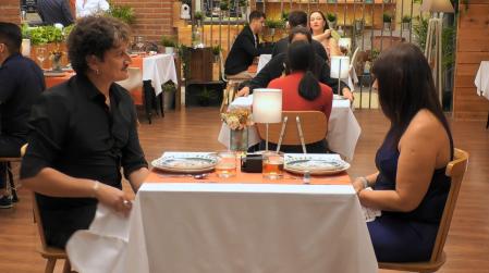 Pablo y Silvia en 'First Dates'