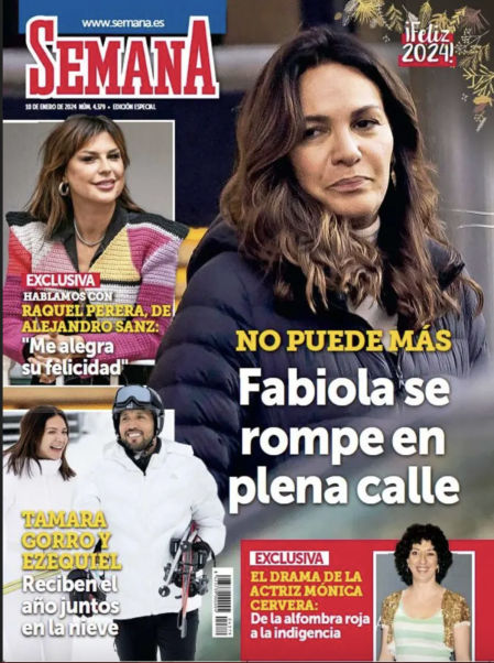 Portada de 'Semana' del 3 de enero de 2024