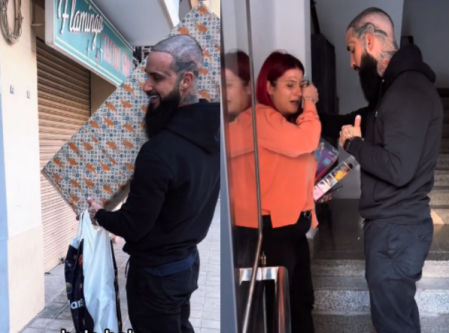 La escena ha emocionado a millones de personas