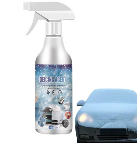Spray descongelante para parabrisas.