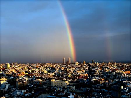 Múltiples usuarios han compartido imágenes del impresionante espectáculo visual