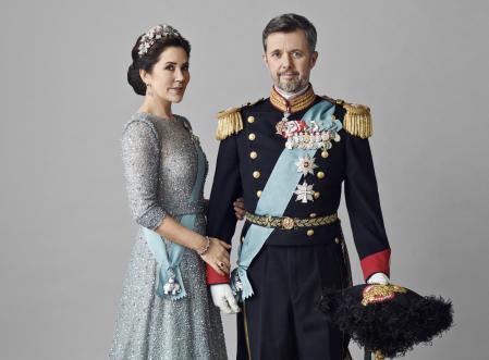 El príncipe Federico y la princesa Mary de Dinamarca.
