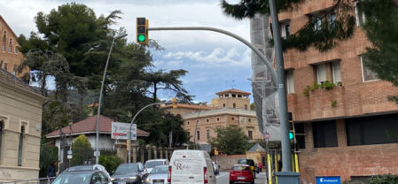 Nube como olas en Barcelona.