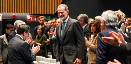 El Rey ha abogado este jueves por el reconocimiento del estado palestino, junto a Israel, como única vía para acabar con el ciclo de violencia que vive la zona y que ahora se concreta con la tragedia de Gaza