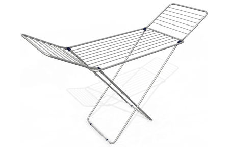 Tendedero con varillas gruesas antipliegues