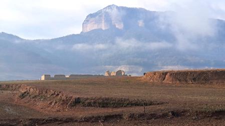 Sequía en el pantano de Sau.