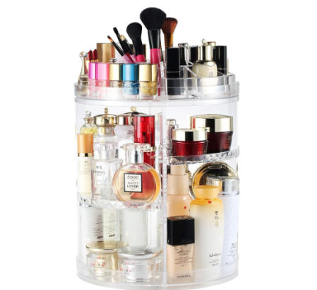Organizador de maquillaje giratorio de Boxalls