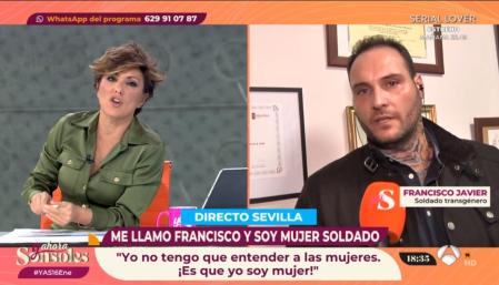 La lucha de Francisco, una mujer soldado vetada en el vestuario femenino: ''No tengo que entender a las mujeres, es que soy mujer''