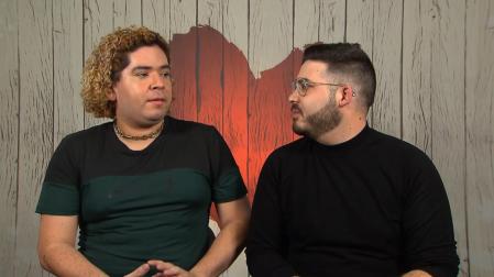 Jesús y Raúl en 'First Dates'
