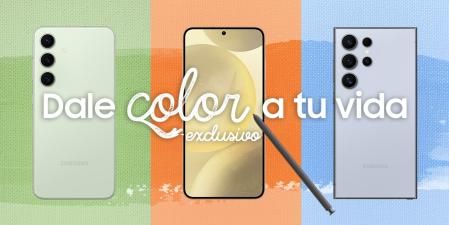 Los nuevos Samsung Galaxy S24.