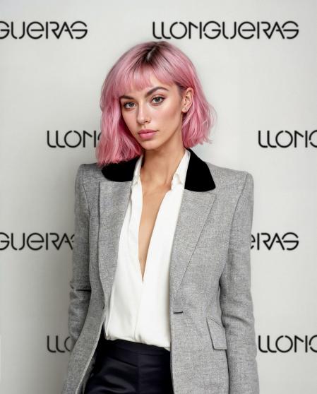 Aitana López en otra imagen tras su cambio de look diseñado por Llongueras.