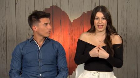 Paula y Álvaro en 'First Dates'