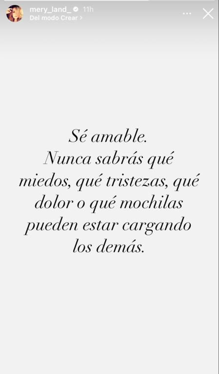 La reflexión de María José Campanario