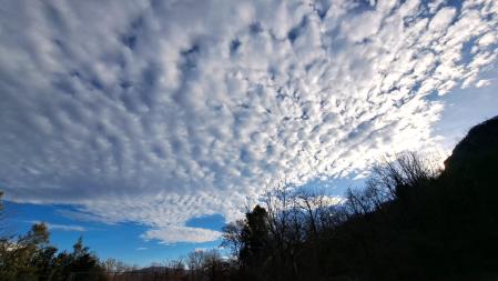 Espectáculo en el cielo de la Vall d'en Bas.