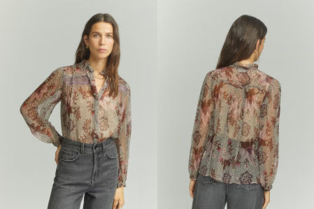 Tintoretto Camisa estampada de mujer