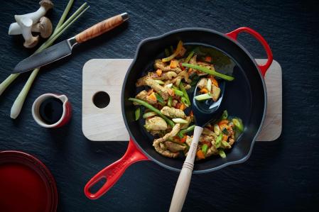 Le Creuset Sartén skillet alta de hierro fundido