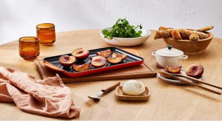 Le Creuset Parrilla rectangular grill de hierro fundido